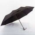 Originele zwarte opvouwbare paraplu Man automatisch